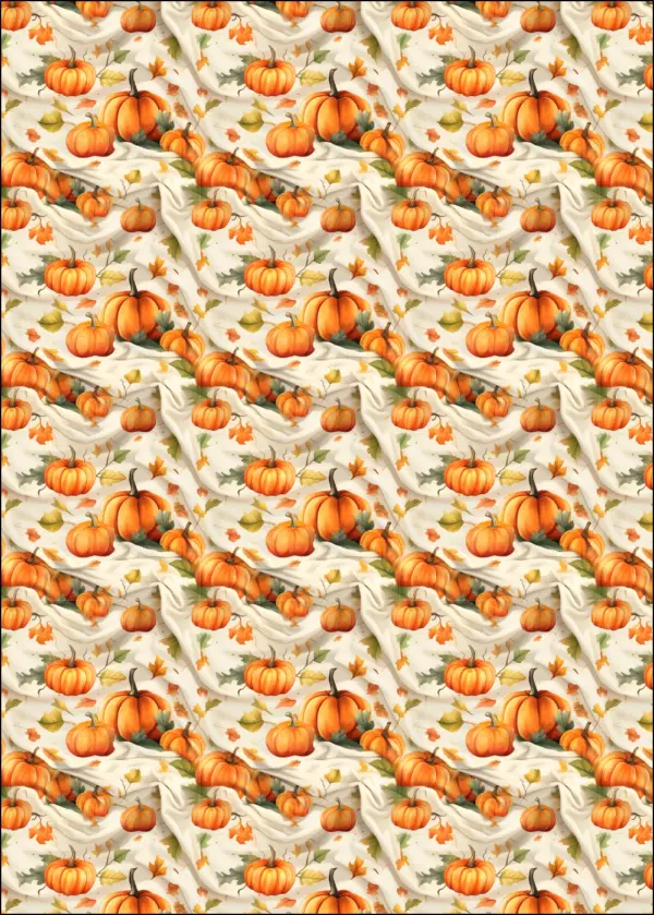 Herbstliche Küchentücher zum Selbernähen – Stoffpanel 4 Stück